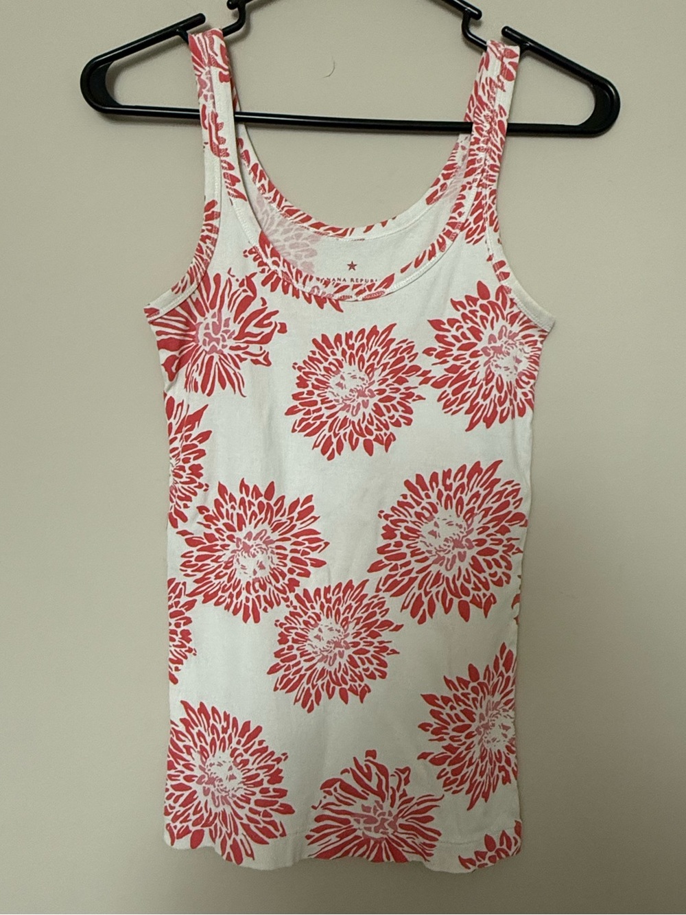 BANANA REPUBLIC FLOWER PRINT TANK TOP SIZE S